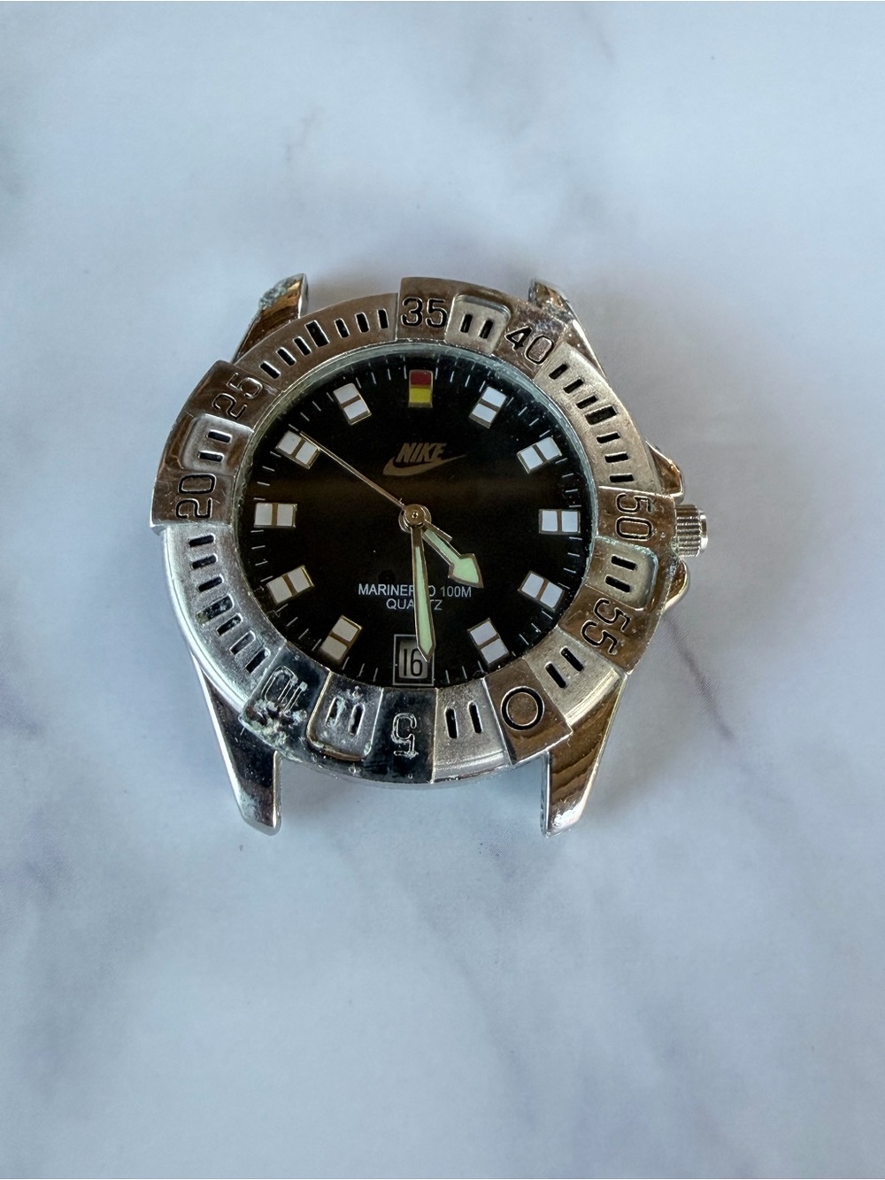 Vintage Nike Mariner 100M Quartz Watch Head Only Sports Five Watch